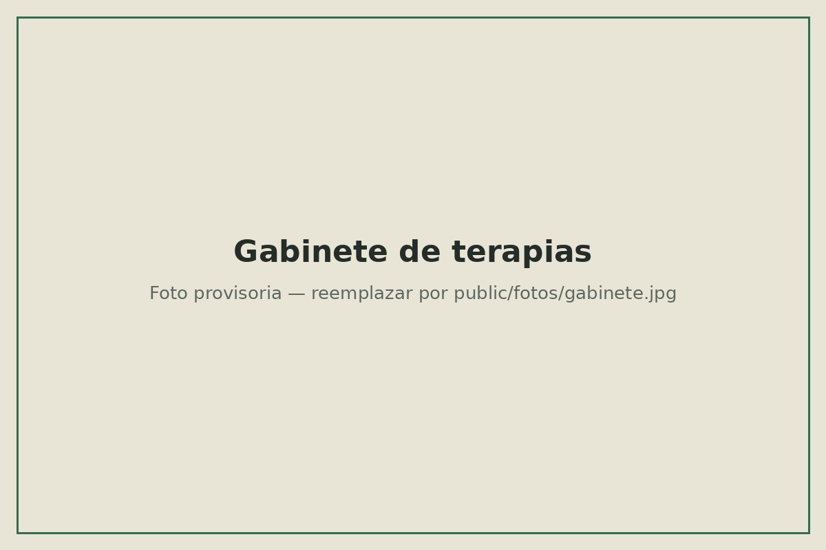 Gabinete de terapias