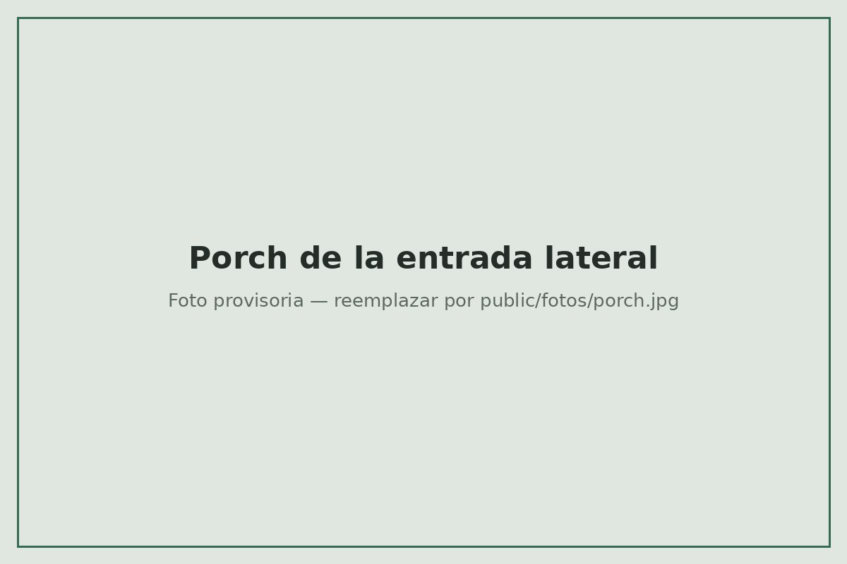 Porch lateral